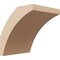 Ekena Millwork 5-inch W x 6-inch D x 6-inch H Thorton Rough Cedar Woodgrain TimberThane Knee Brace, Primed BRCUR05X06X06THRRCPR - alternate 1